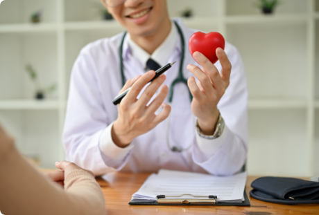 doctor with heart