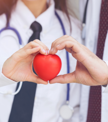 Treatment Care girl heart